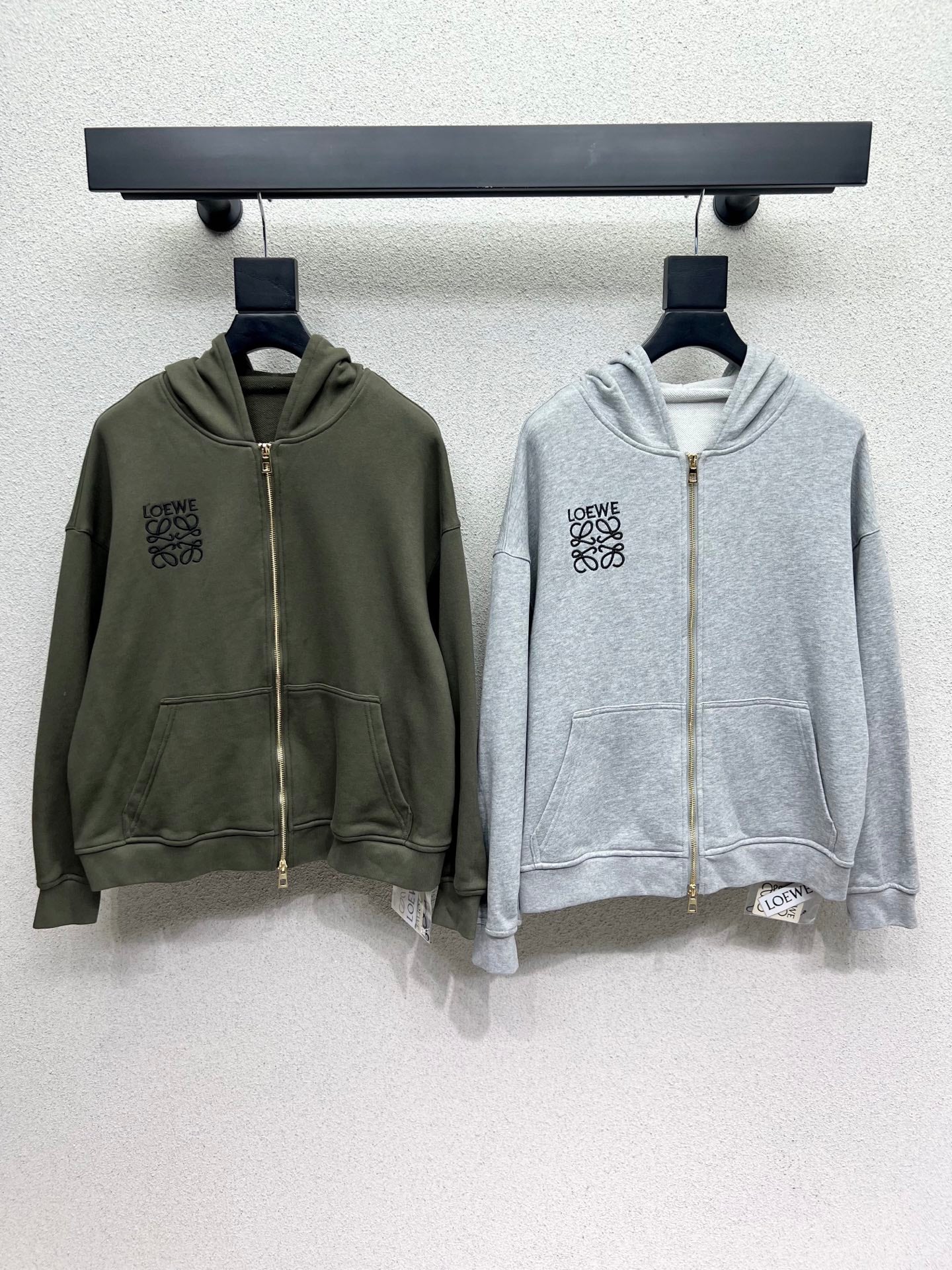 Loe 25fw jacquard hoodie