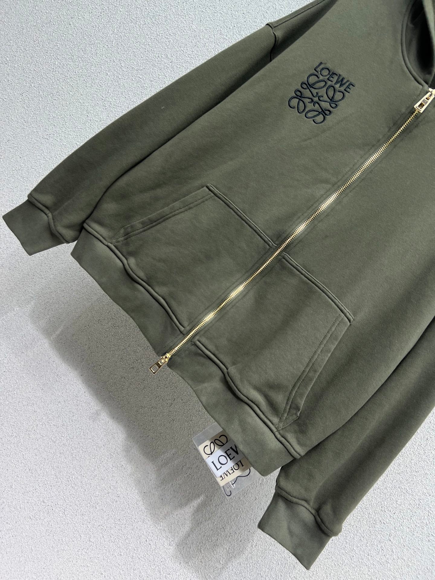 Loe 25fw jacquard hoodie