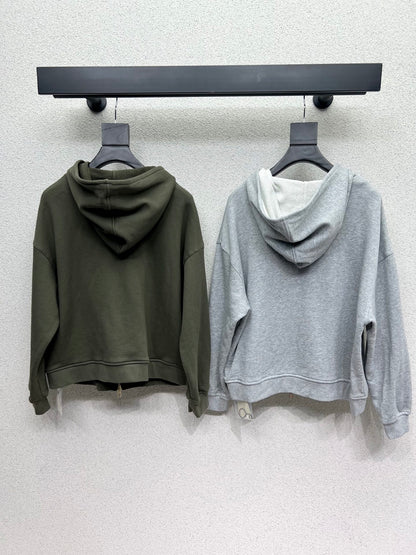 Loe 25fw jacquard hoodie