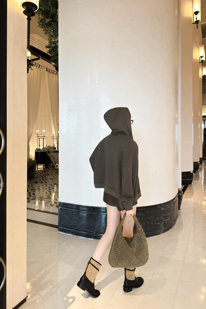 Loe 25fw jacquard hoodie