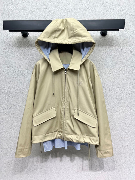 Loe 25fw embroidered jacket