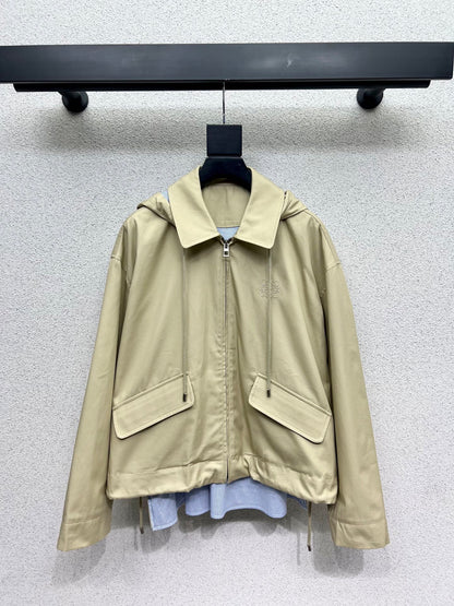 Loe 25fw embroidered jacket