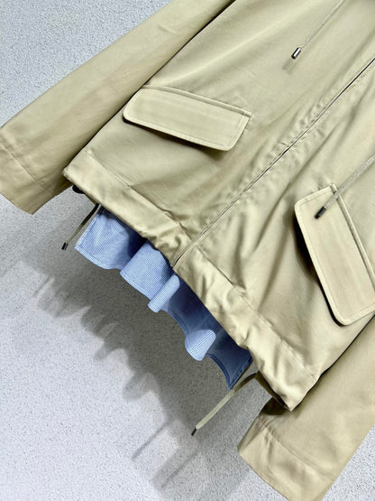 Loe 25fw embroidered jacket