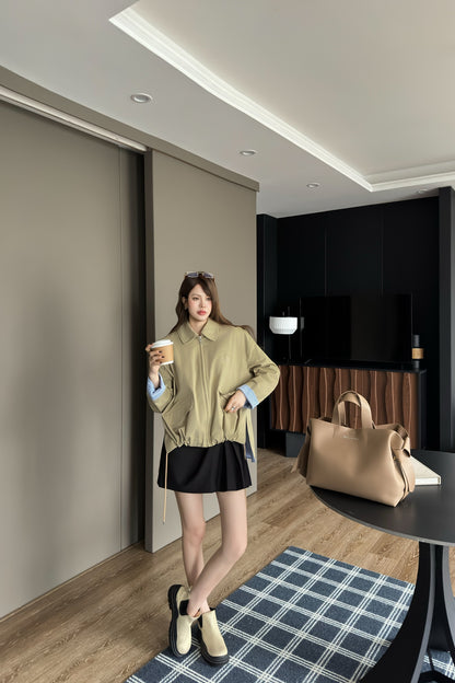 Loe 25fw embroidered jacket