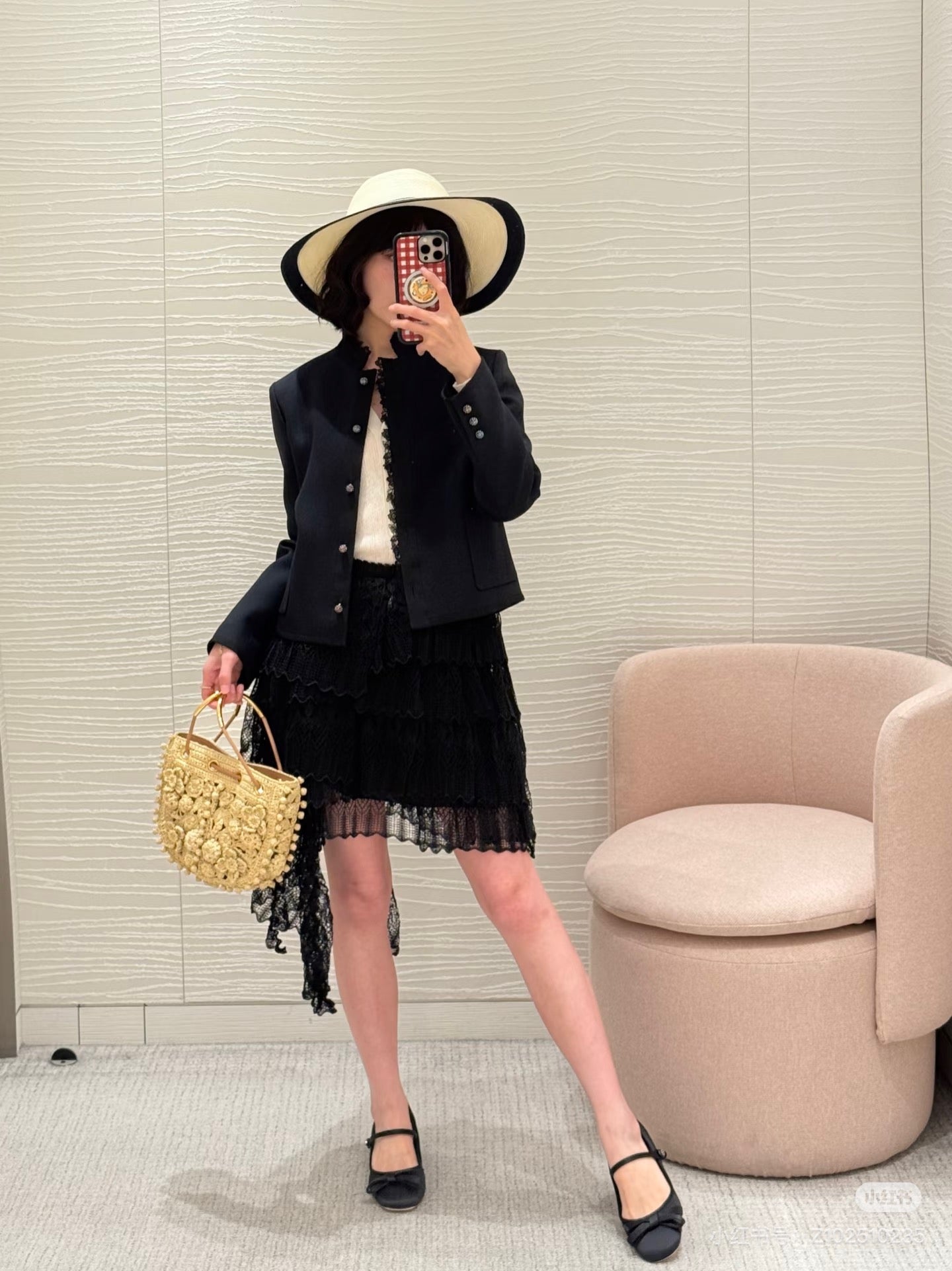 CD 25fw lace jacket