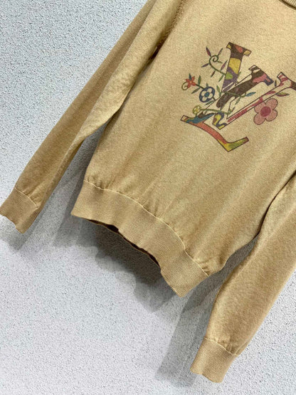 Louis 25fw printed buttons shirt