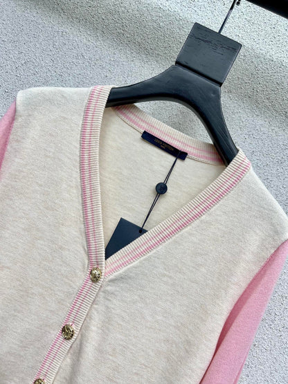 Louis 25fw jacquard cardigan