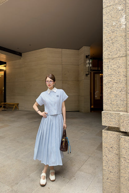Miu 25fw plaid dress