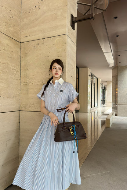 Miu 25fw plaid dress