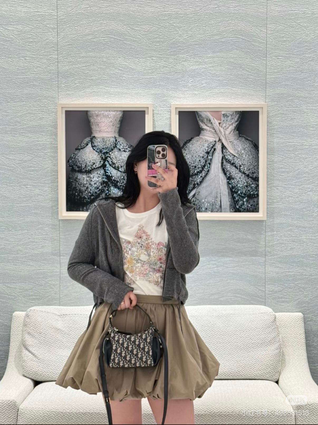 CD 25fw pleated short