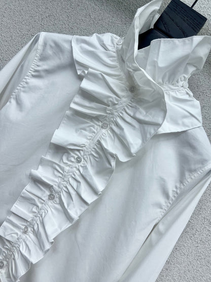 CD 25fw pleated shirt