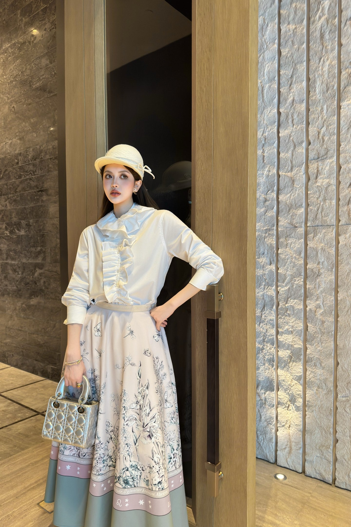 CD 25fw pleated shirt