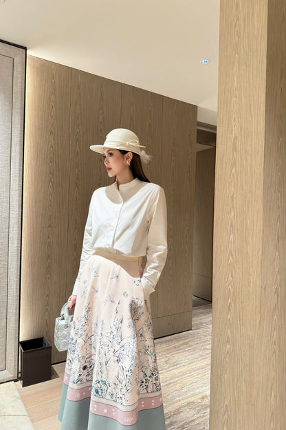 CD 25fw pleated shirt