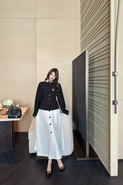 CD 25fw jacquard jacket