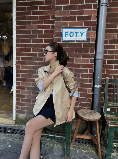 Miu  25fw Hooded Jacket