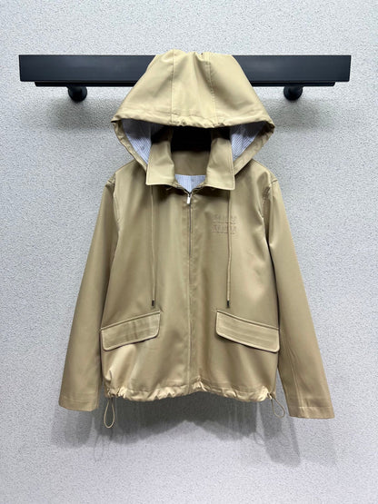 Miu  25fw Hooded Jacket