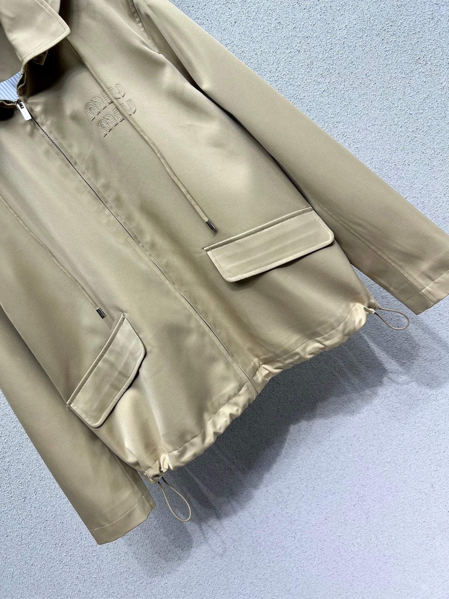 Miu  25fw Hooded Jacket