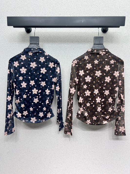 Louis  25fw mesh shirt