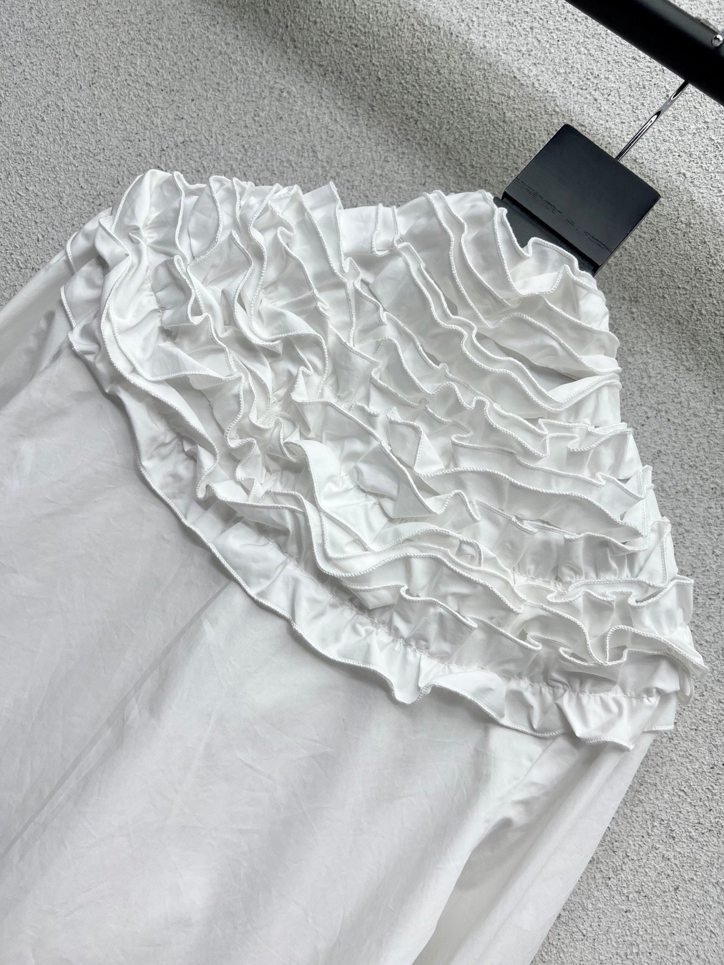 Louis 25fw ruffle shirt