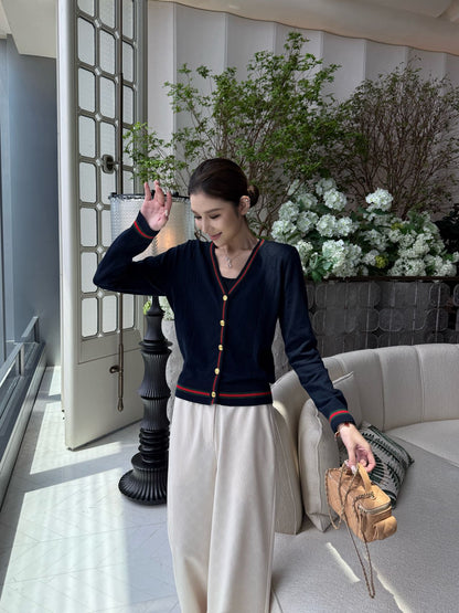 Guc 25fw jacquard cardigan