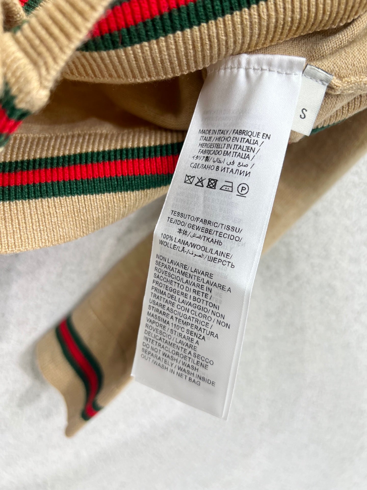 Guc 25fw jacquard cardigan