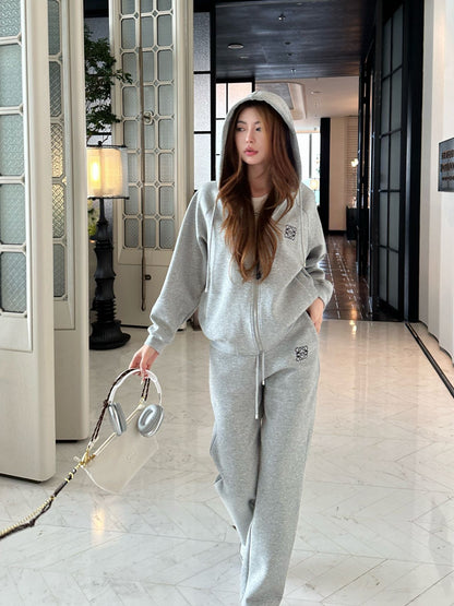 Loe 25fw jacquard suit