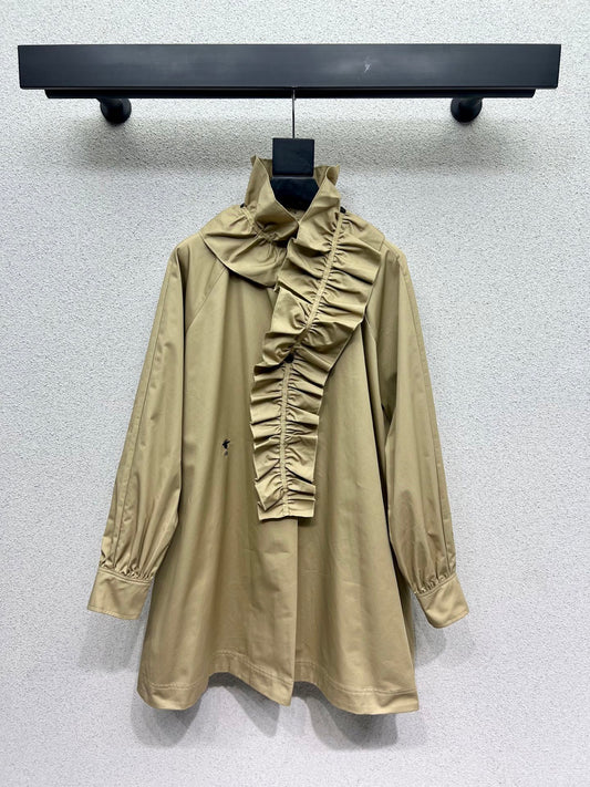 CD 25fw lotus leaf dress