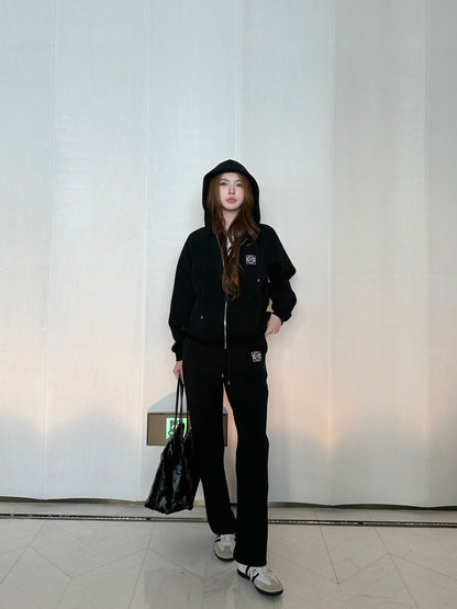Loe 25fw jacquard suit