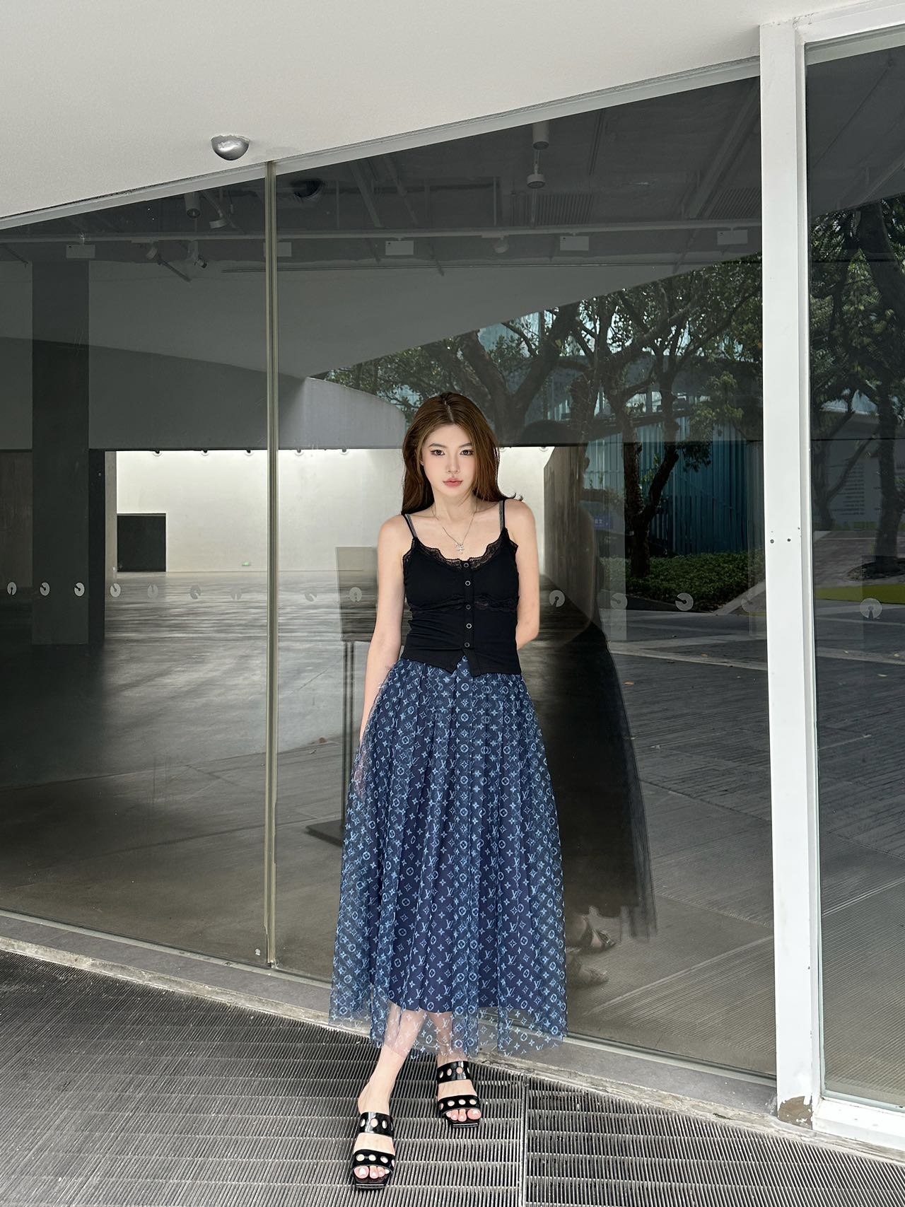 Louis 25fw lace skirts