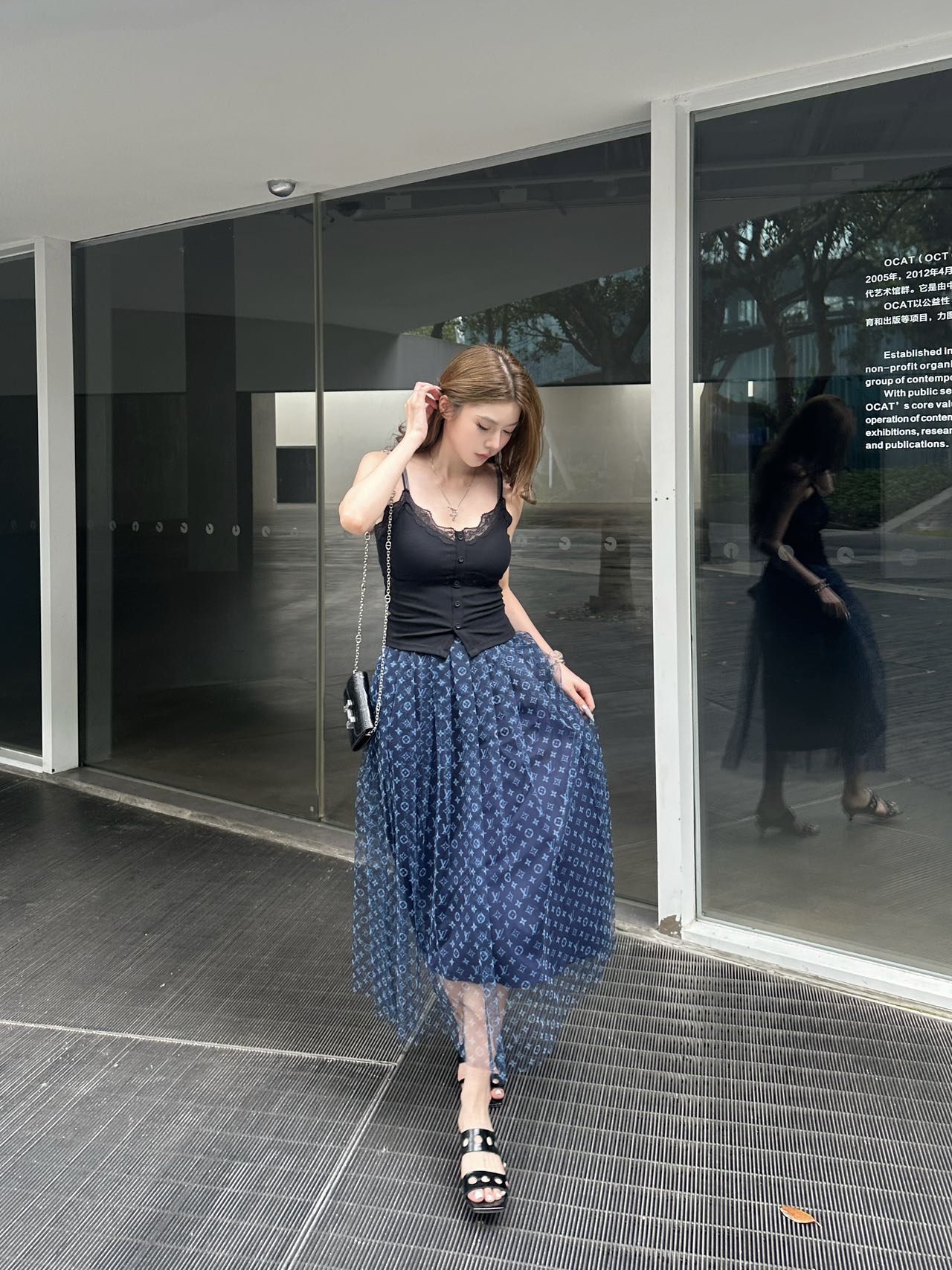 Louis 25fw lace skirts