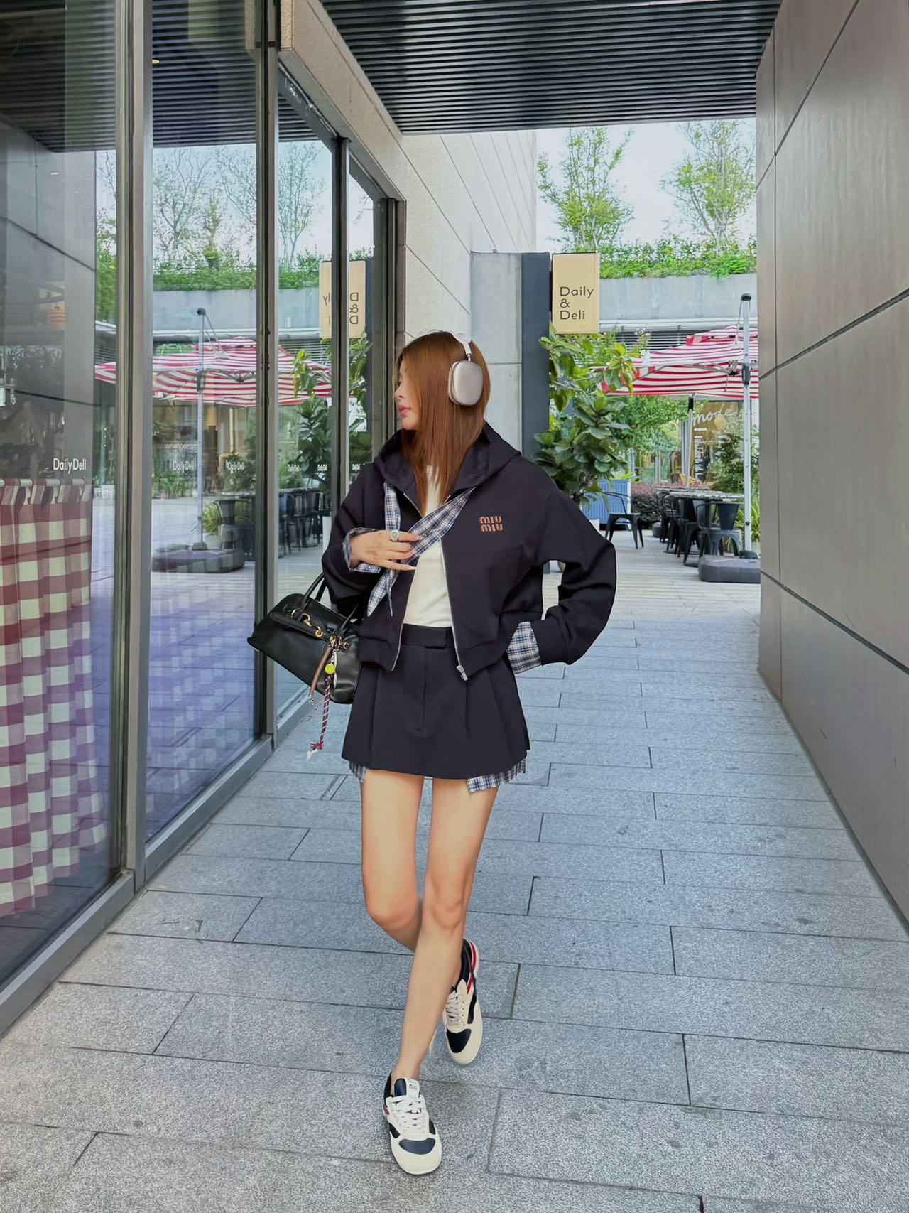 Miu 25fw scarf suit