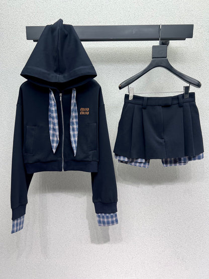 Miu 25fw scarf suit