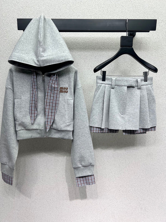 Miu 25fw scarf suit