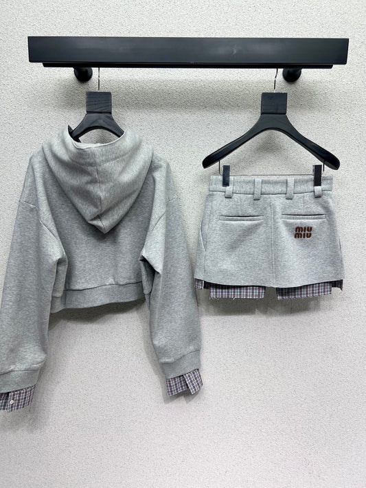 Miu 25fw scarf suit