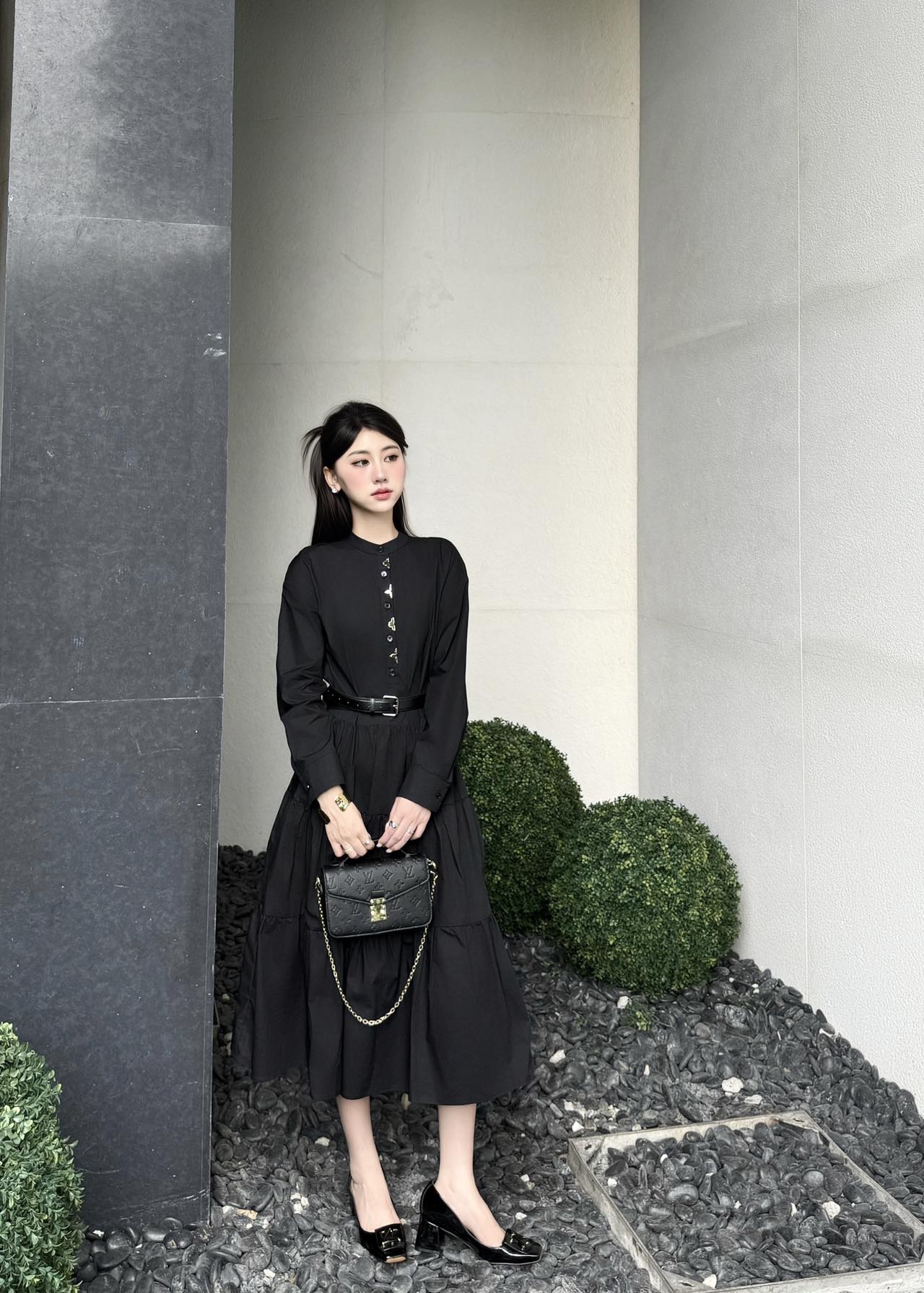 1ouis 25fw belt dress