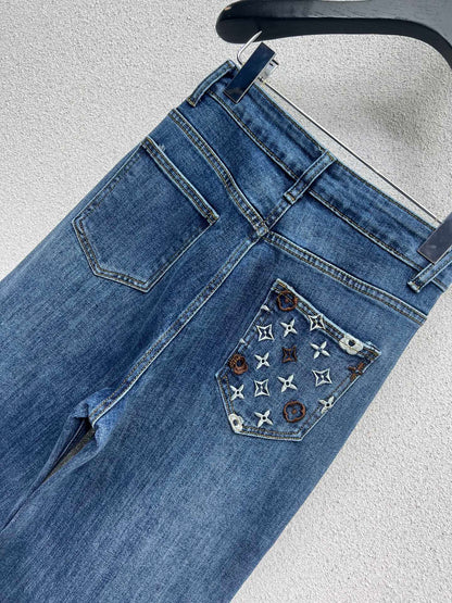 1ouis  25tw  embroidery  jeans