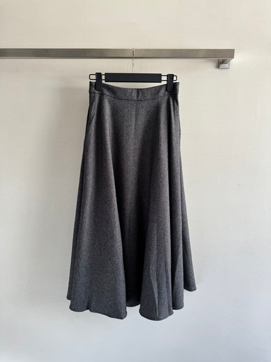 CD 25fw pleated skirt