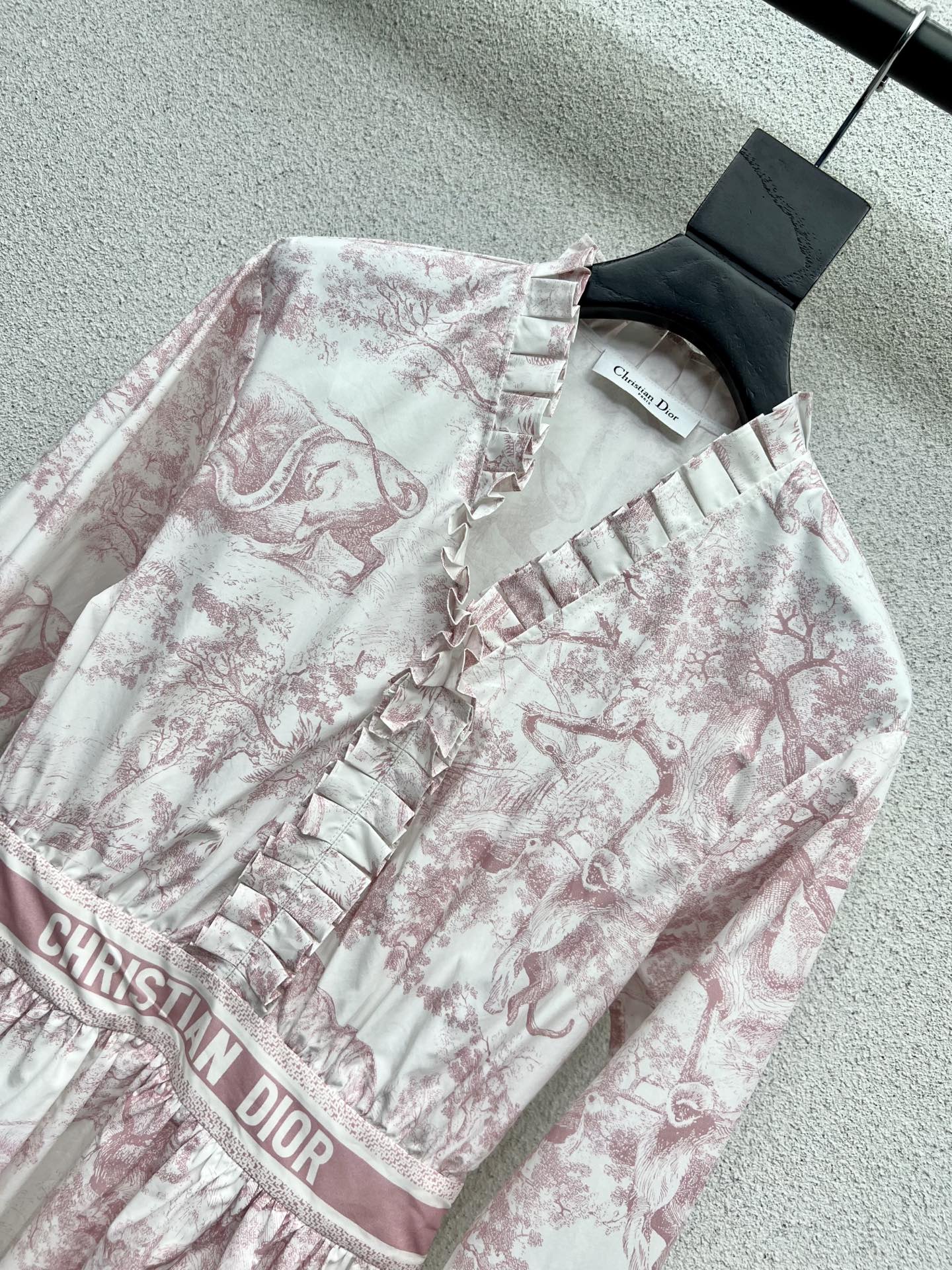 CD 25fw printed dress