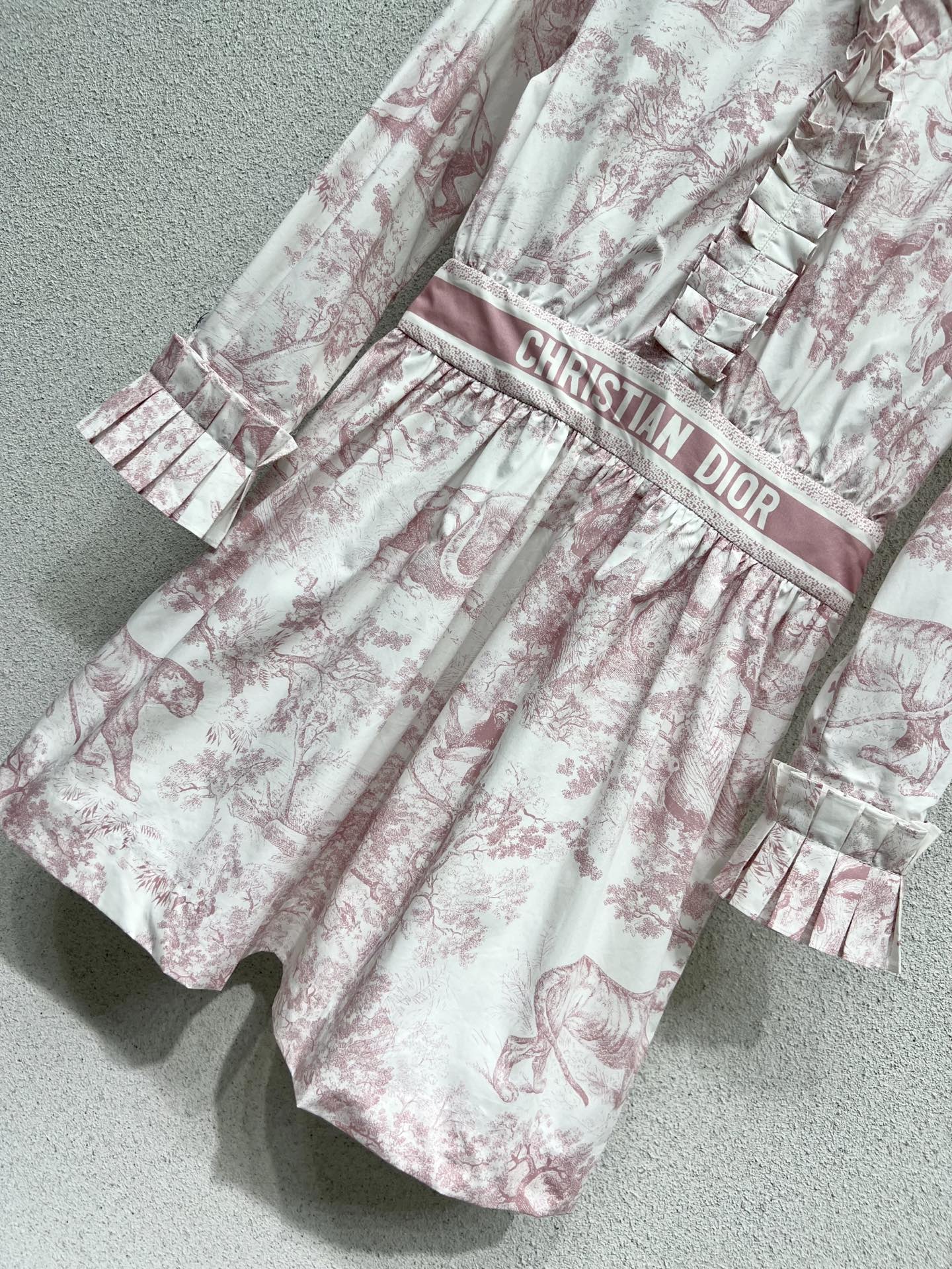 CD 25fw printed dress