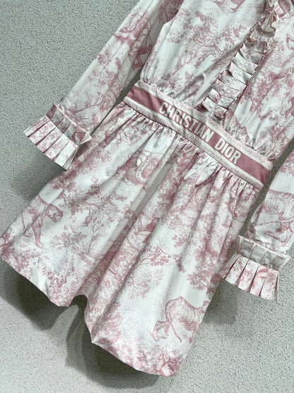 CD 25fw printed dress