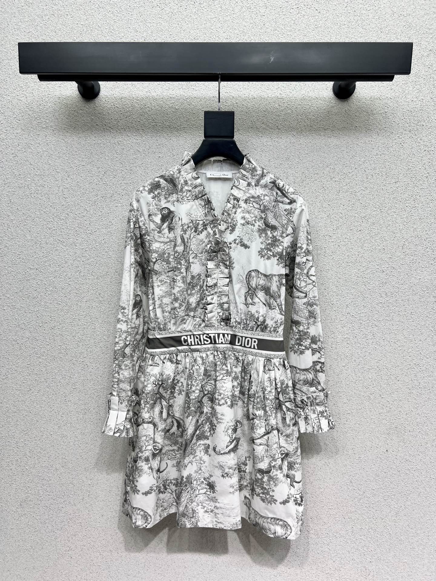 CD 25fw printed dress