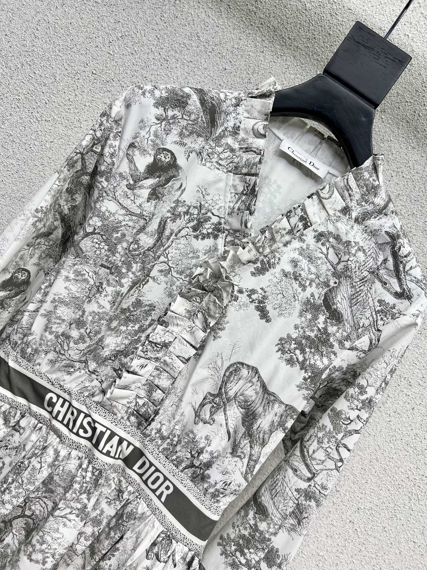 CD 25fw printed dress
