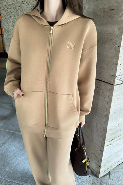 Miu 25fw a-llmatch hoodie