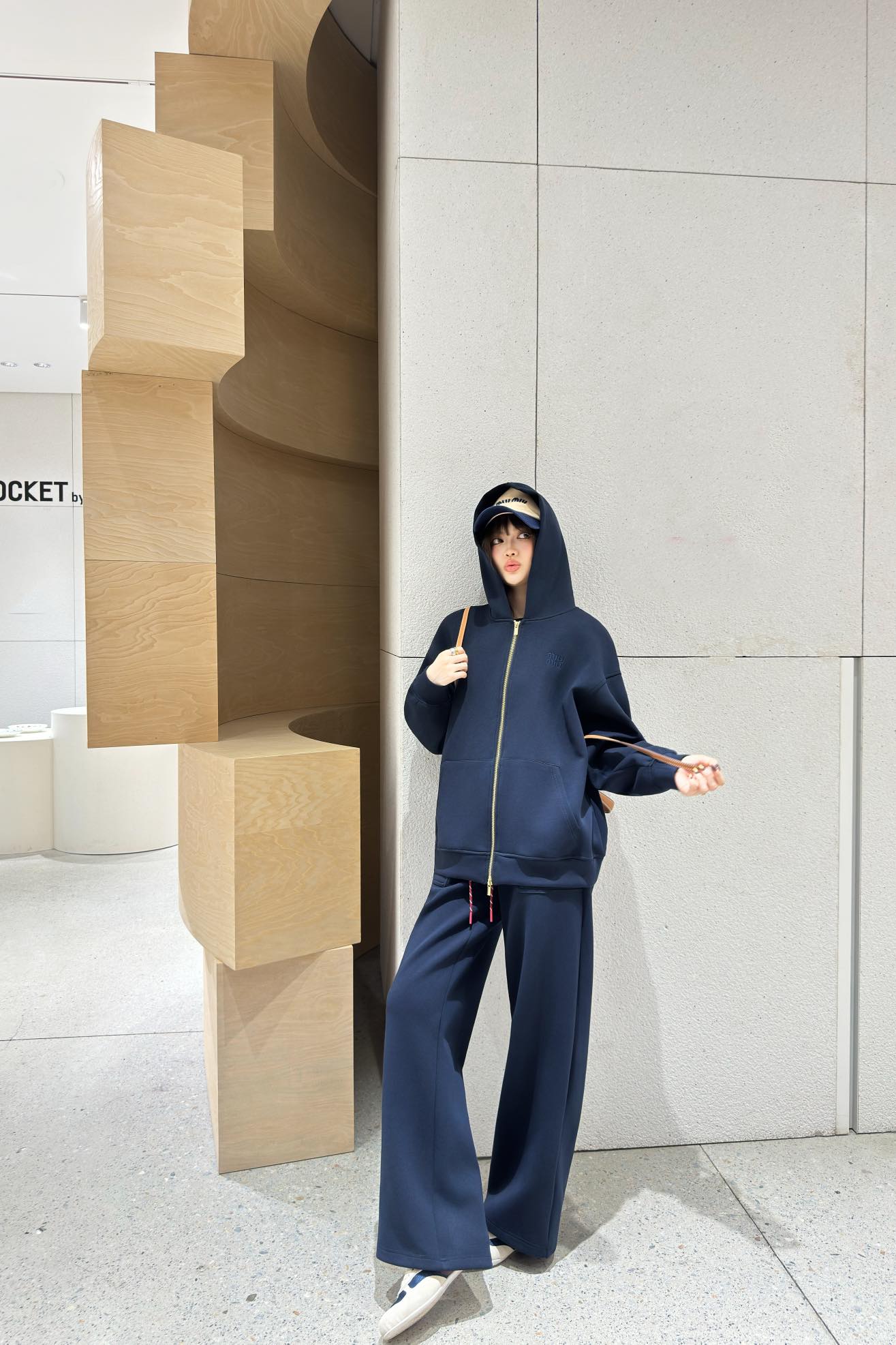 Miu 25fw a-llmatch hoodie
