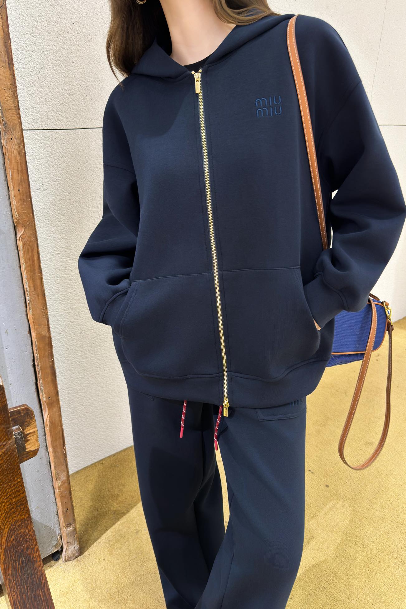Miu 25fw a-llmatch hoodie
