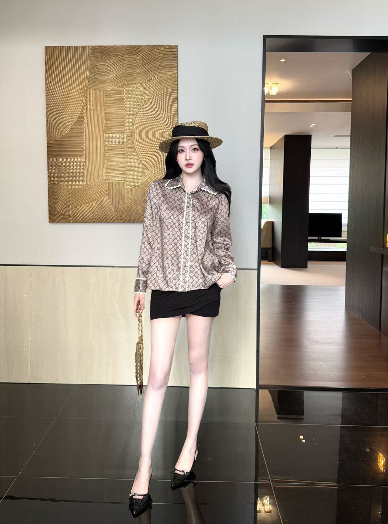 Guc 25fw printer shirt