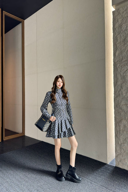 CD 25fw jacquard dress