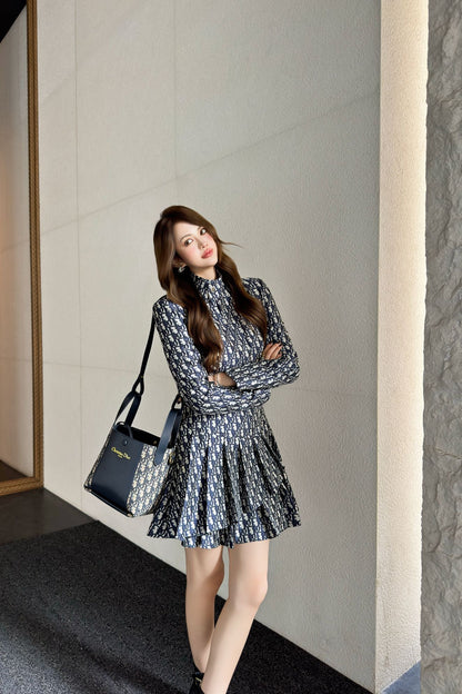 CD 25fw jacquard dress