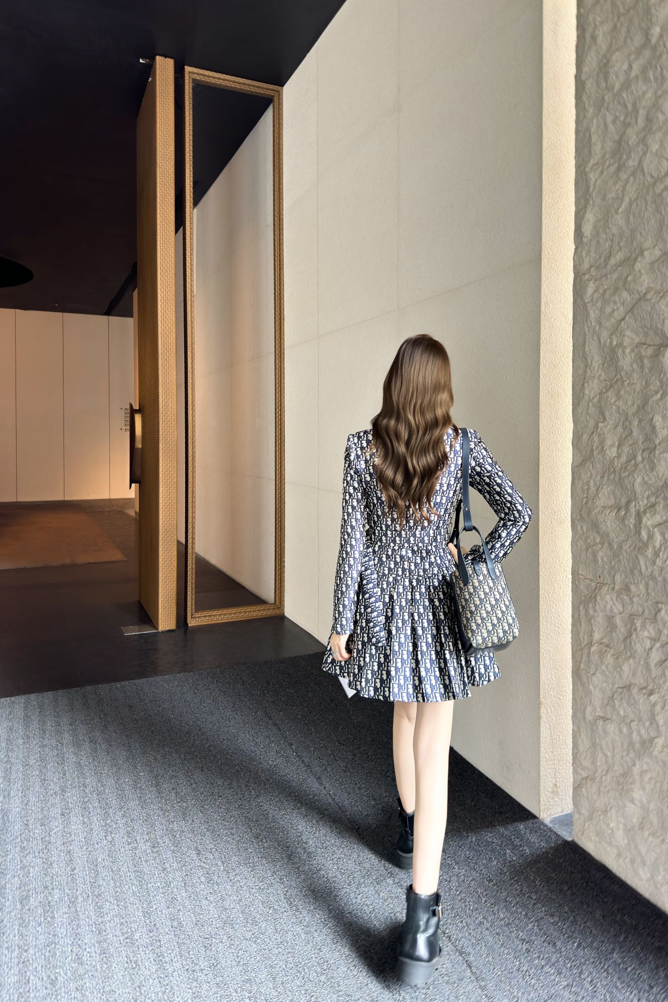 CD 25fw jacquard dress