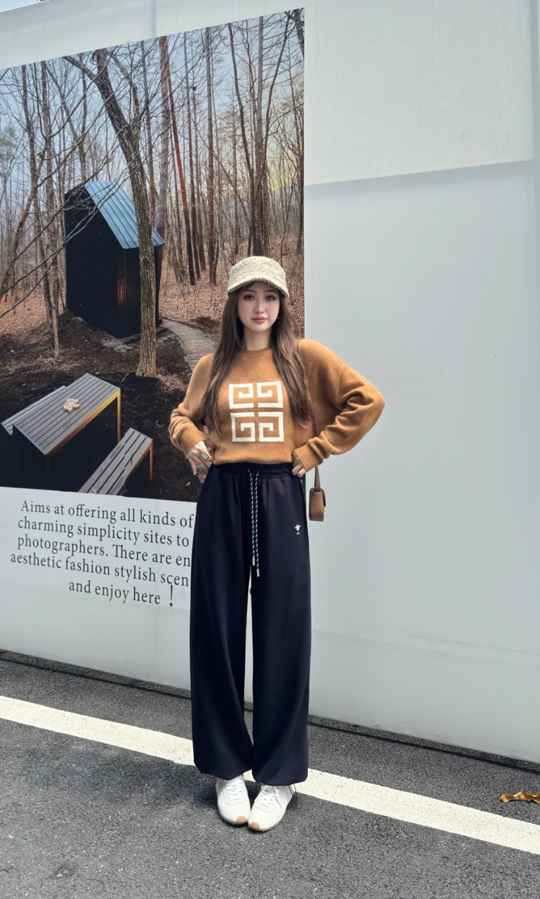 CD 25fw embrodered pants